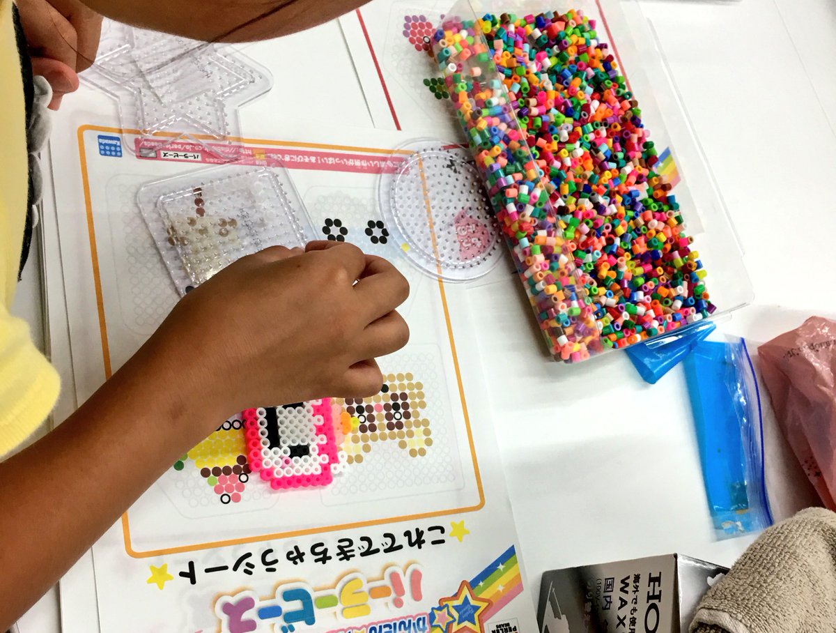 AllyMukai's tweet image. コーダー道場藤沢名物 #アイロンビーズ  #coderdojofujisawa