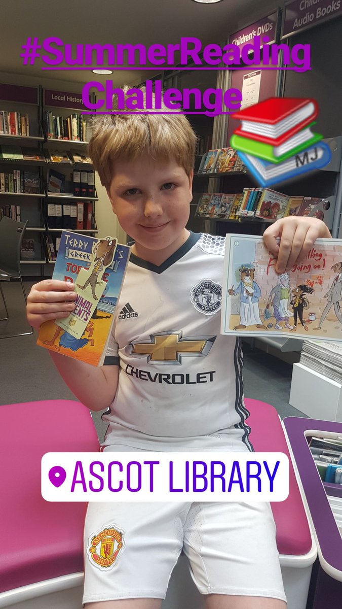 RBWM_Libraries's tweet photo. Joshua was the first to join the #SummerReadingChallenge2017 at #AscotDurningLibrary today &amp; hes already his first 📖 @readingagency @RBWM https://t.co/EI39lOgoSF