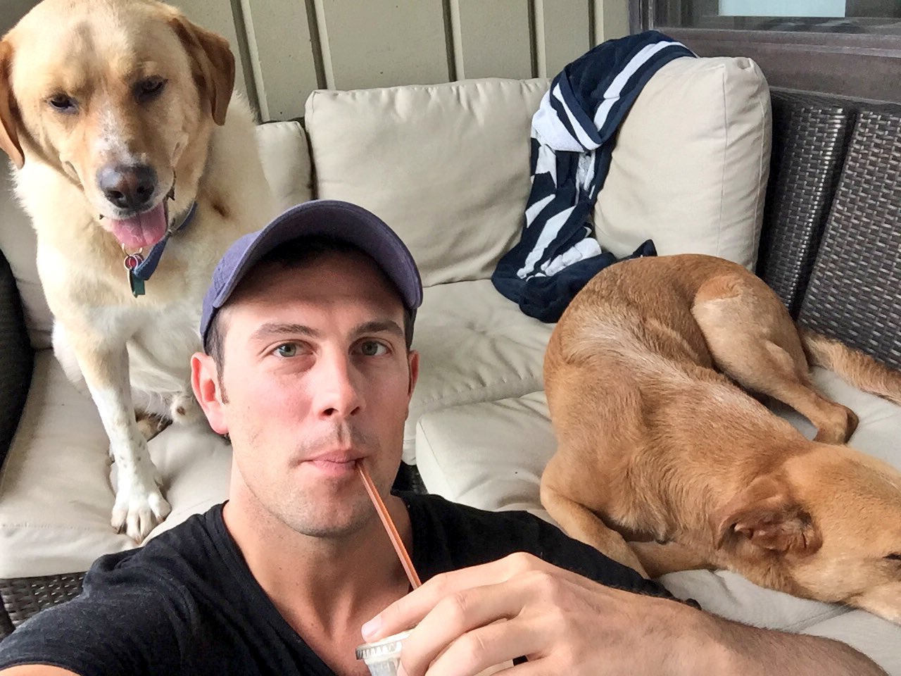 Chris McKinnon on Twitter "Fueling up for OTEBoston. The dogs apparently aren't happy to be