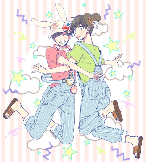 ワンダーランドおそチョロ。長男はリボンが似合いすぎる…なんなの本当…かわいい… 