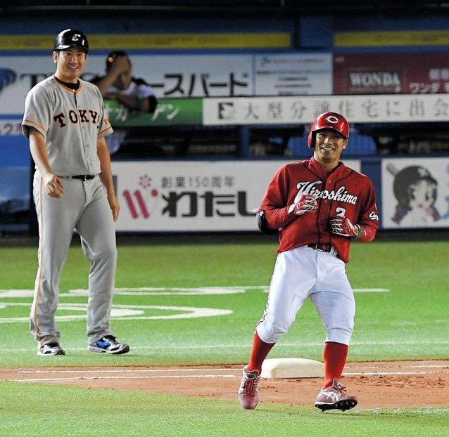 朗報】オールスター初安打を記録した田中広輔、仲の良い巨人・菅野智之