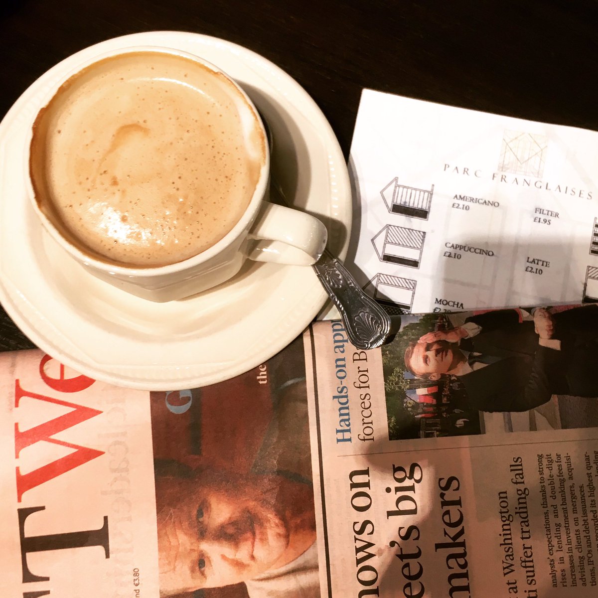 StartSmarter's tweet photo. Friendly service, wide-ranging #ParisianDeli🥐 &amp; rich #coffee☕️ @ParcFranglaises Thanks for having us #BizGoals https://t.co/mCZBOU3oM3 https://t.co/vENQv1ZGE8