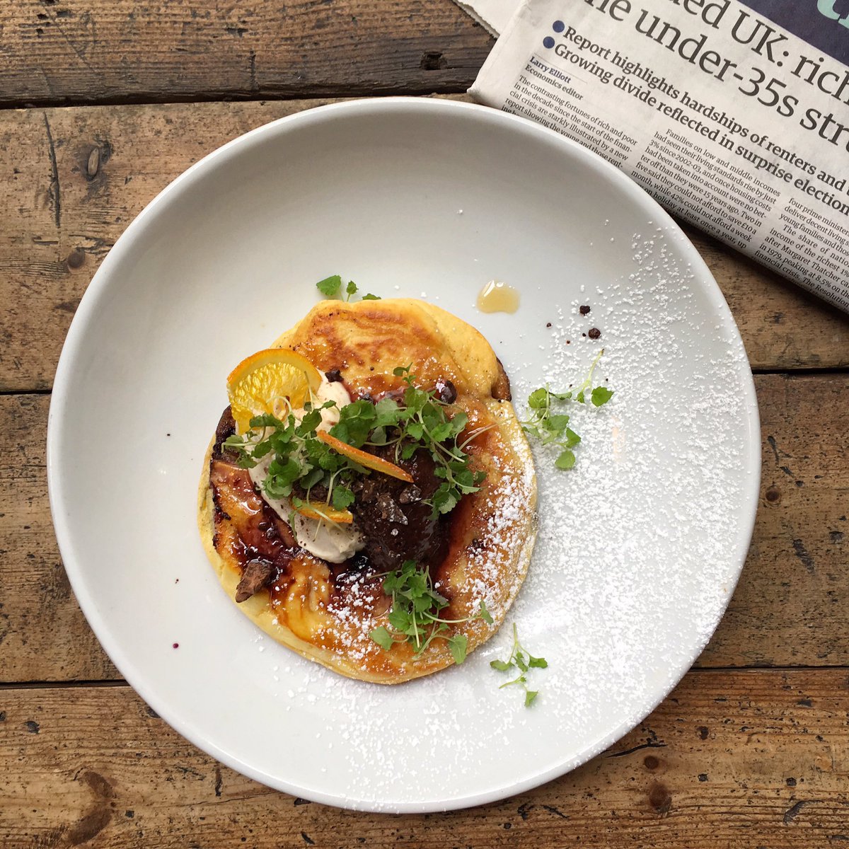 Giant pancake alert @OZONECOFFEEUK