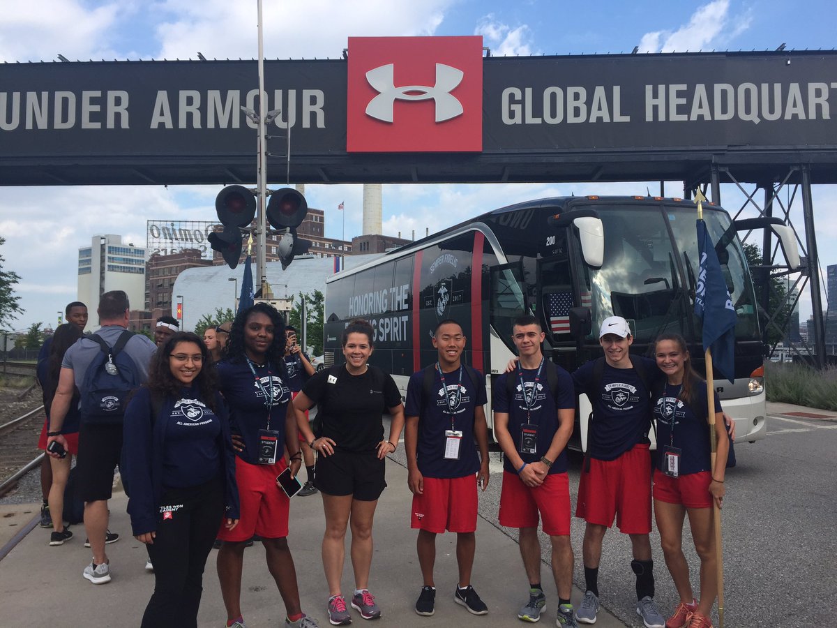 Squad OPERATION RESTORE HOPE made it to #underarmour headquarters! #BattlesWonAcademy