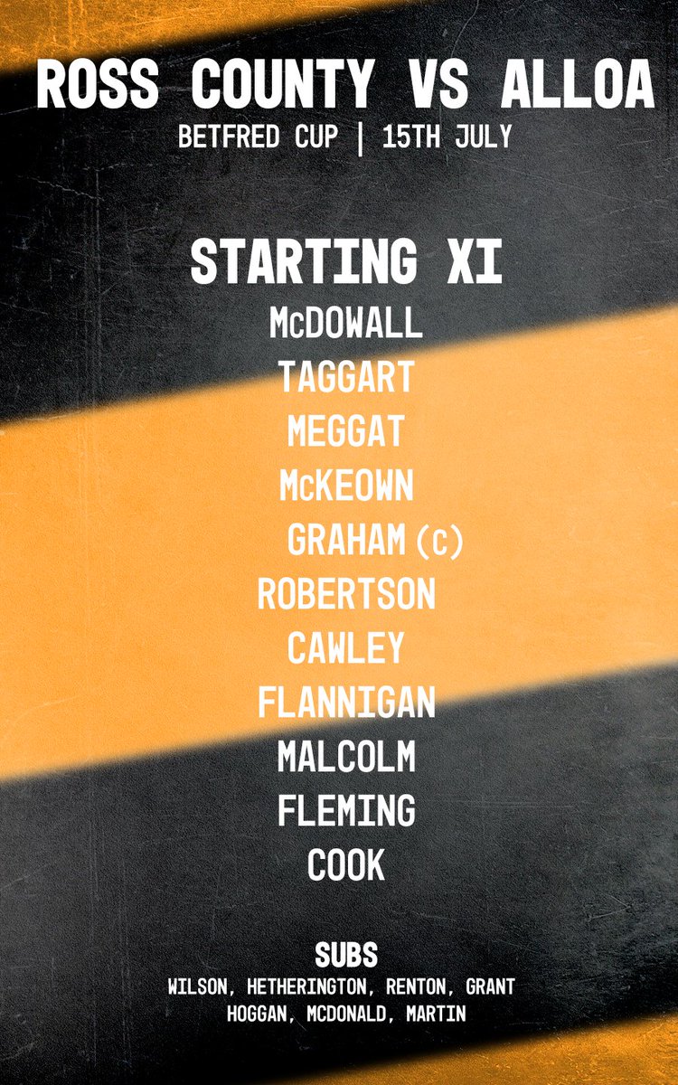 AlloaAthleticFC's tweet photo. Today's team to face @RCFCStaggies. #monthewasps #nomistakesthisweek https://t.co/kEUXqMzS1e