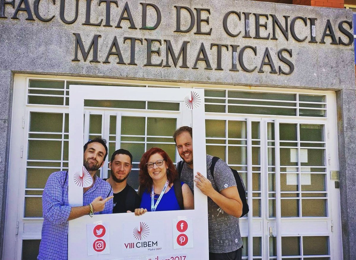 Santi Gª Cremades ² (@santigarciacc) on Twitter photo Más de 1000 matemáticos en el <a href="/CIBEM2017/">VIII CIBEM</a>, gente güena en general y excelente en particular. #CIBEM2017 Más de 1000 matemáticos en el <a href="/CIBEM2017/">VIII CIBEM</a>, gente güena en general y excelente en particular. #CIBEM2017