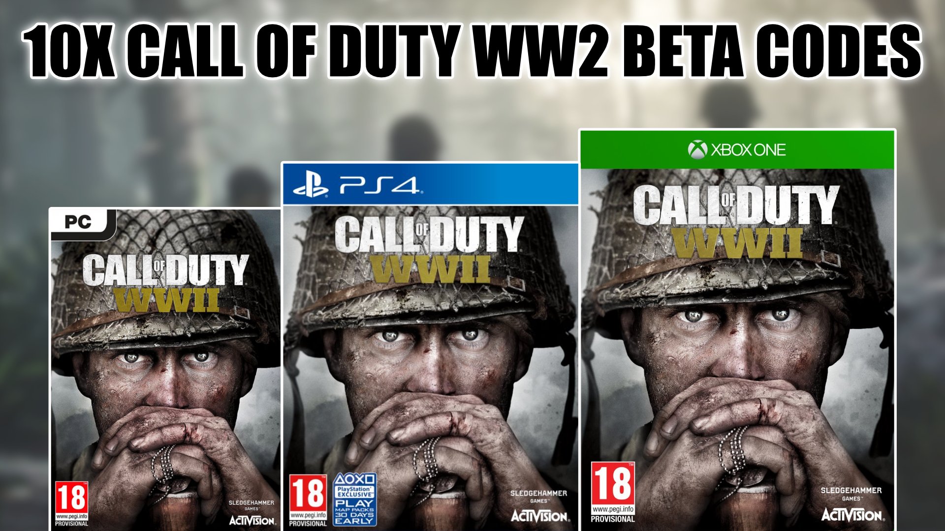 The Call Of Duty: WWII Beta Is Here!