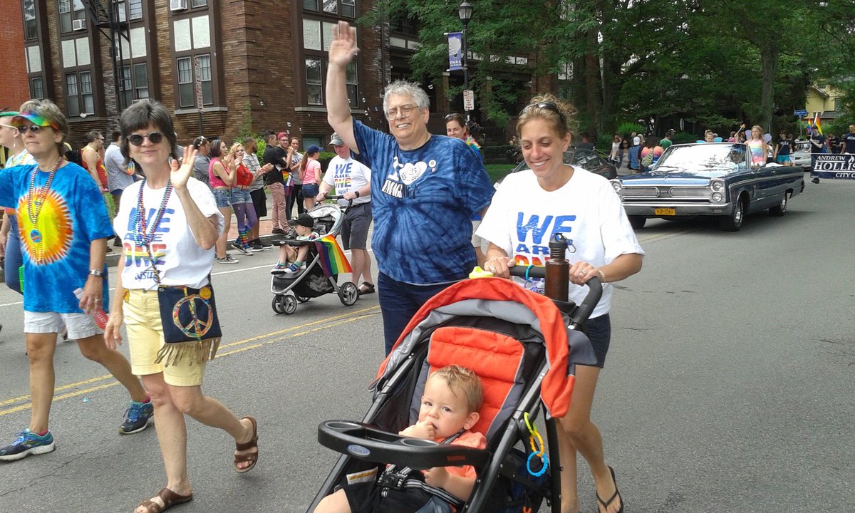 counselorbeth's tweet photo. WTA &amp;NYSUT show thier pride! We are one! https://t.co/KpyQ72JijM