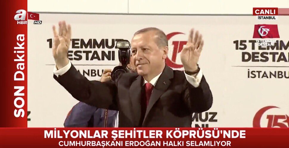 mahajansi's tweet photo. Cumhurbaşkanı 15 Temmuz Şehitler Köprüsü'de milletiyle buluşuyor... 

#GüçlüOlTürkiye https://t.co/tbkih5p3IP