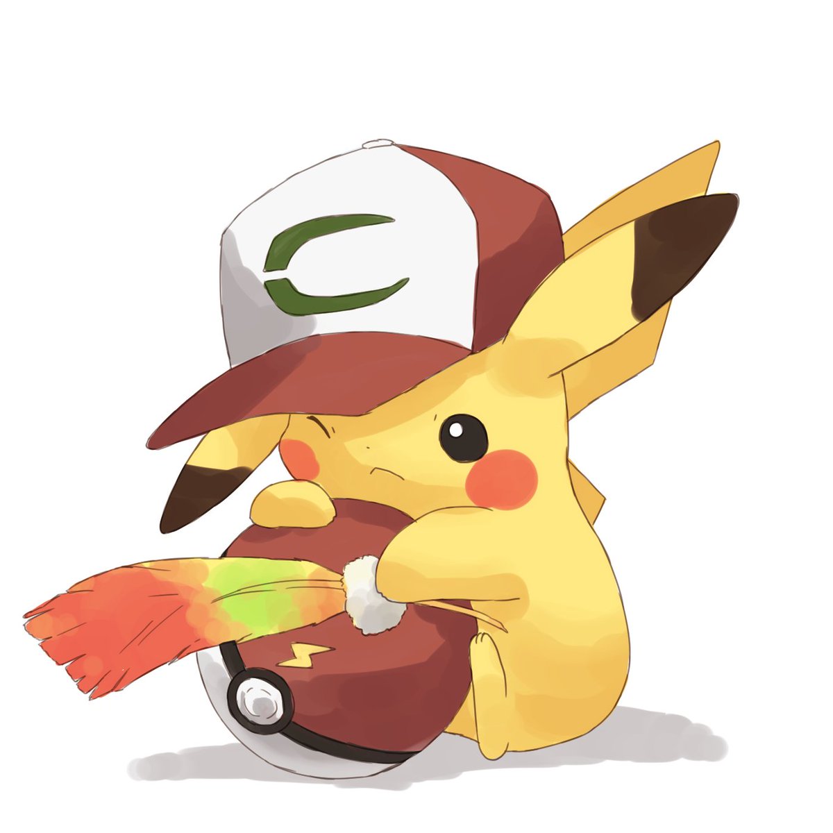 pikachu hat no humans pokemon (creature) poke ball poke ball (basic) solo baseball cap  illustration images