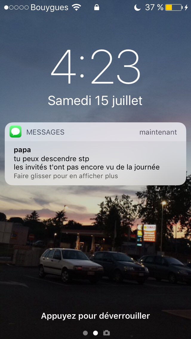ui ben je l'avais dis que j'étais pas très très sociable