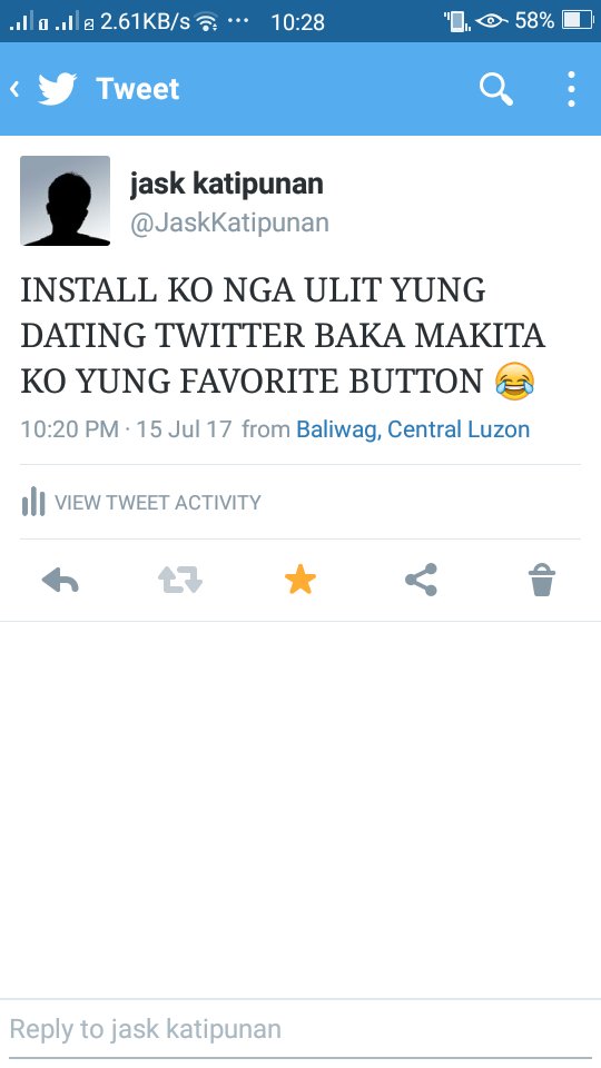 jaaskkk's tweet photo. ETO SIYA!! 😍⭐
#FavoriteButton
Kaso wala yung night mode 😞 https://t.co/EpFgJi8jTv