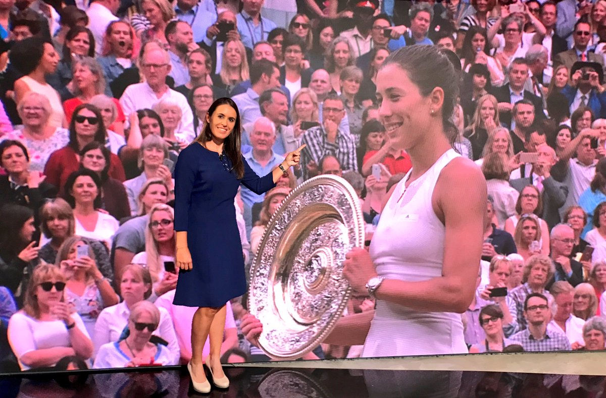 anabelmedina's tweet photo. ¡Eres MUY GRANDE @GarbiMuguruza! ¡Enhorabuena! Te merecías ganar #Wimbledon 🏆! https://t.co/FQkYosZtsd