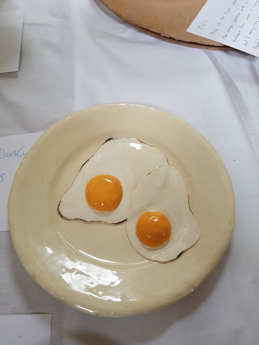 Our show is open! Here's a taster of some of the fabulous work by our students, young &amp; old #art #pottery #celebration