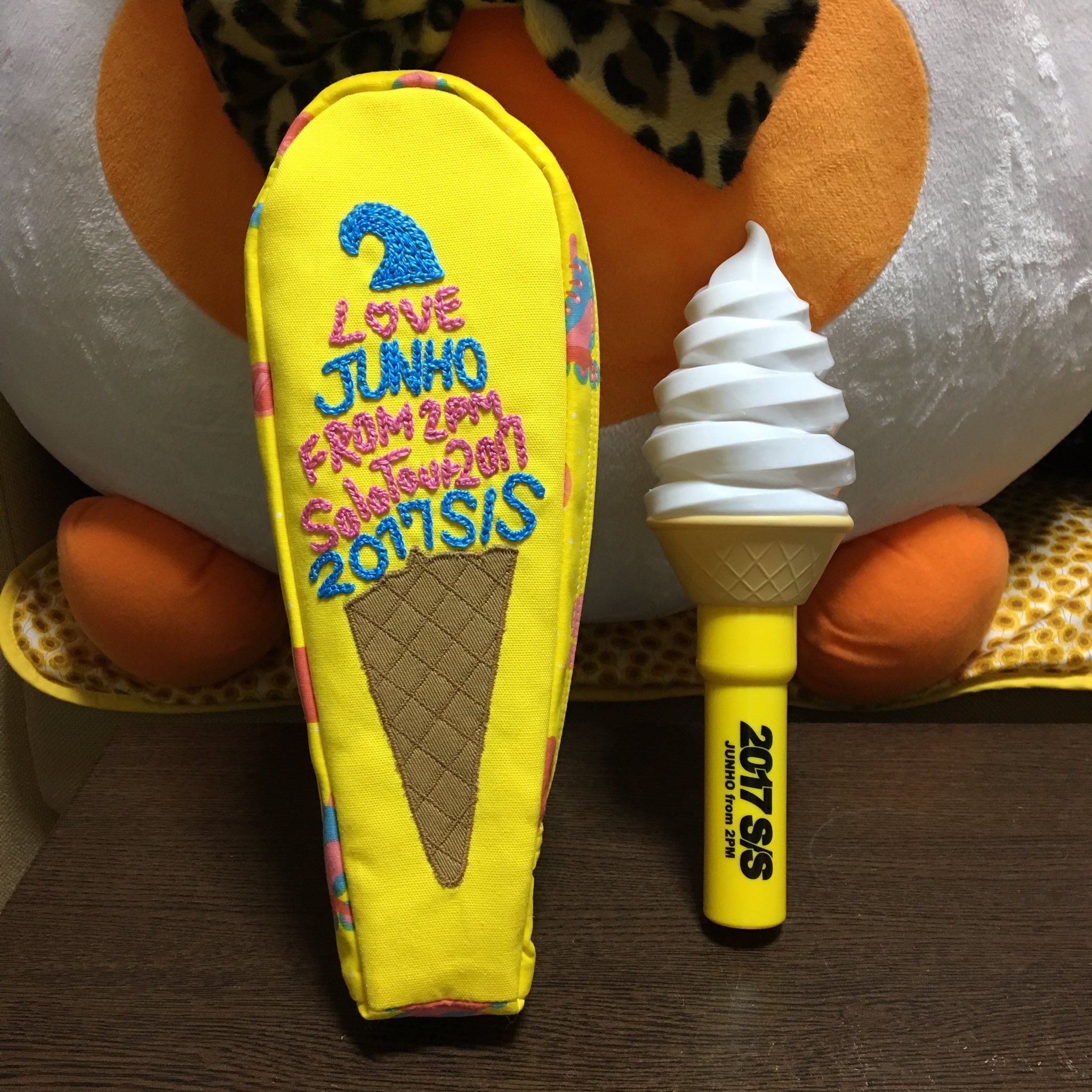 MIKA🌻🍦🍉🐧 on X: "可愛い🍦ペンラケース出来た💛💛💛 ジュノ台場