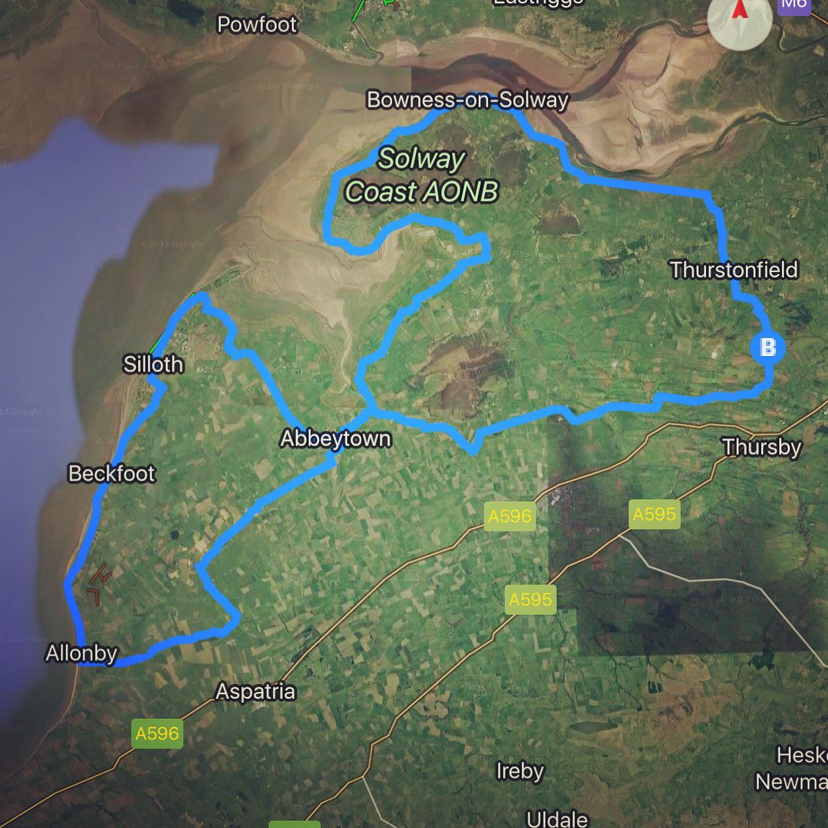 Next Sunday I'm cycling the 100km Cycle The Solway for Eden Valley Hospice justgiving.com/fundraising/to…