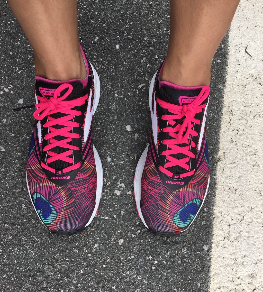 runningkween's tweet image. Pumped to finally break these puppies (birdies?) in- even if today's run felt more like crawling than flying @RhodeRunnerInc @brooksrunning