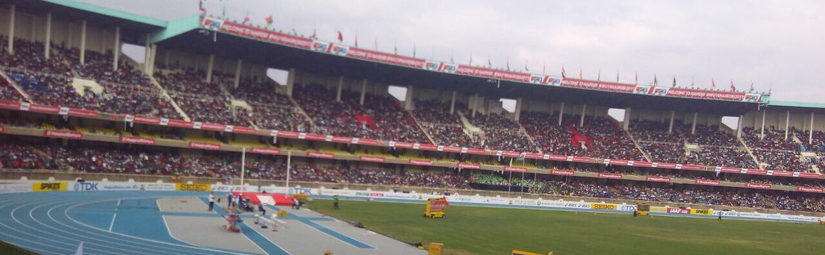 I love to see the stadium packed like this..... #wu18Nairobi2017 <a href="/iaaforg/">IAAF is now @WorldAthletics</a> <a href="/Purosangueteam/">Purosangue Athletics</a> <a href="/athletics_kenya/">Athletics Kenya</a> #twendekasa