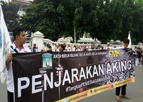 KAMMI Karawang Desak Polisi Tangkap Aking Saputra kammikarawang.or.id/kammi-karawang…