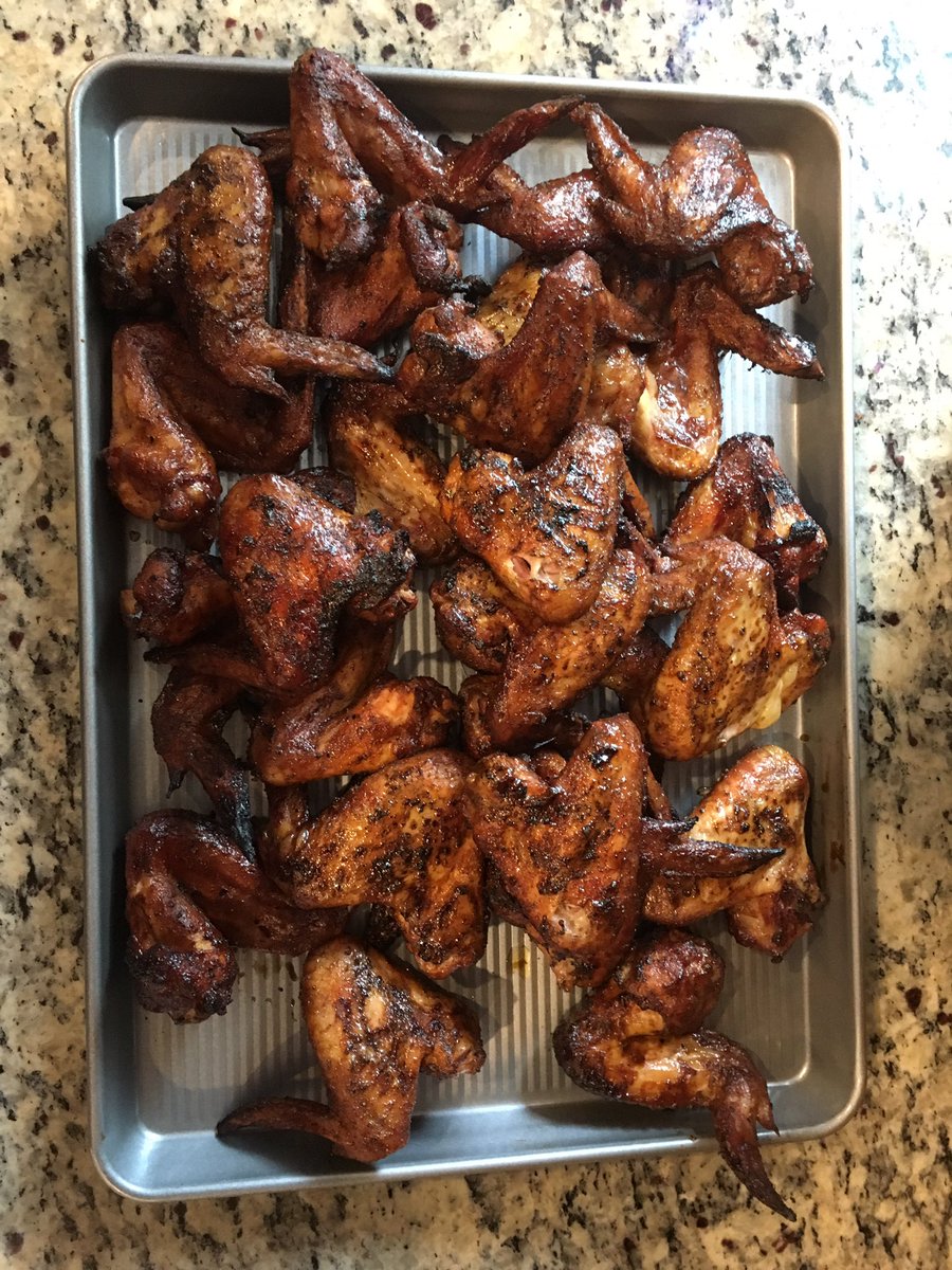 Wings are done.  Time to get my birthday on!