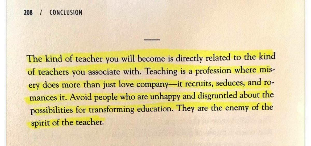 CarrieGantt's tweet photo. From my friend @KathyGalford. Truest words I've read in a long time. #teacherlove https://t.co/56voSFIBJj