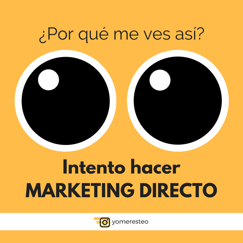 resteate's tweet photo. El marketing directo busca por algún medio, comunicarse directamente con el público objetivo #marketing #sabado https://t.co/dIPyuu7gFe