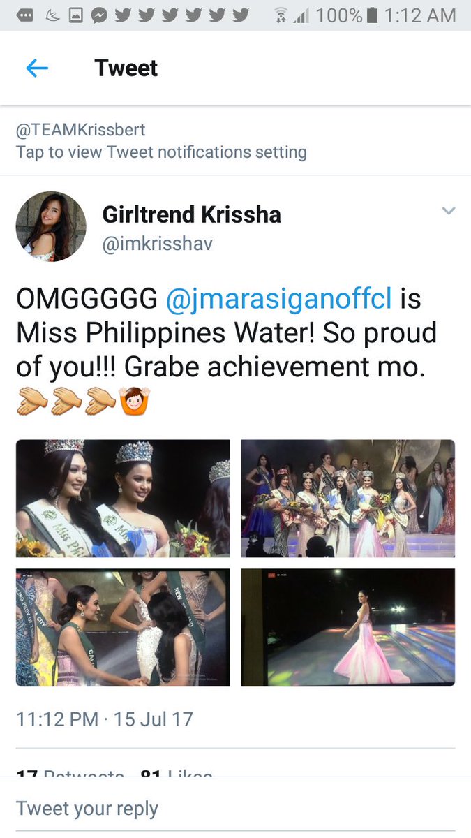 mmjkofficial's tweet photo. @jmarasiganoffcl more of Ate Jessica's friends greeting  our Queen congrats https://t.co/lGJ5NxiQP4