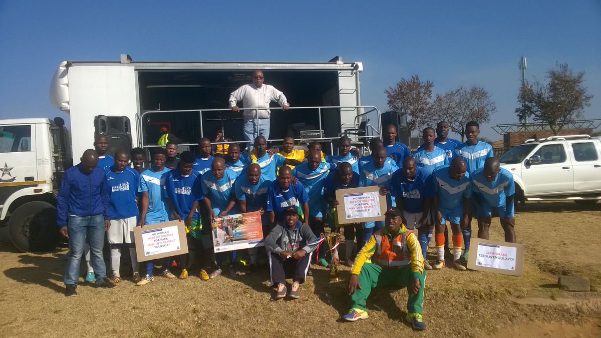 GP_CommSafety's tweet photo. Sport against crime happening at Sam Ntuli Sports ground in Tokoza  #keepgpsafe #takecharge https://t.co/aNzifHsY4P