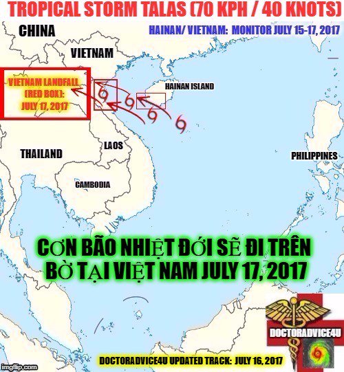 GlobalCyclones's tweet photo. * #VIETNAM/ #HAINAN: Tropical Storm #Talas / #94W
-#Sanya #Haikou #Chongpozhen #Xigu #Xidao #Dongaozhen
-Blog/Update
https://t.co/b1B5NdmHvA https://t.co/AI8Fr0CXTo