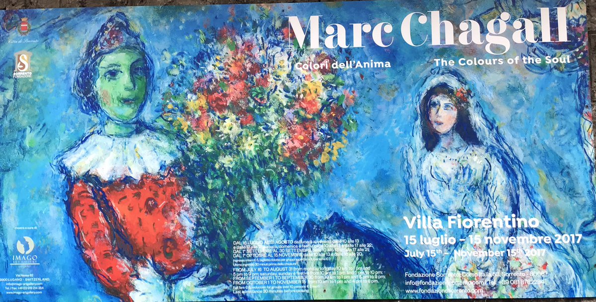 #MarcChagal #Chagal il poeta del colore #sorrento #mostre #thecolor'spoet