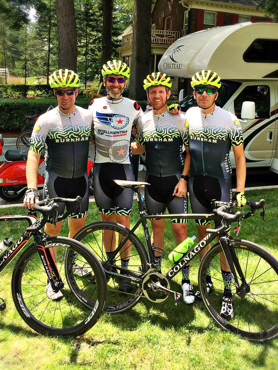 burnhamracing's tweet photo. Todd Wendell (1st) & Bo McWhorter (3rd) lead the BR 3/4 wrecking crew at @PrairieStateCyc Tour of Lake Ellyn #IntelliCup #alwaysRoad #critAF https://t.co/UEbS8kufMq
