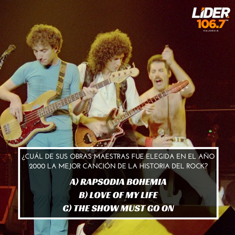 ¿Eres fanático de Queen?
¡Demuéstralo!😎🤘🏼