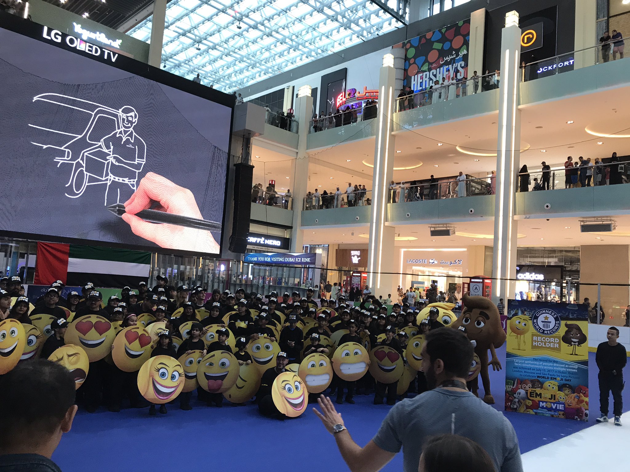 Image result for largest gathering of people dressed as emojis