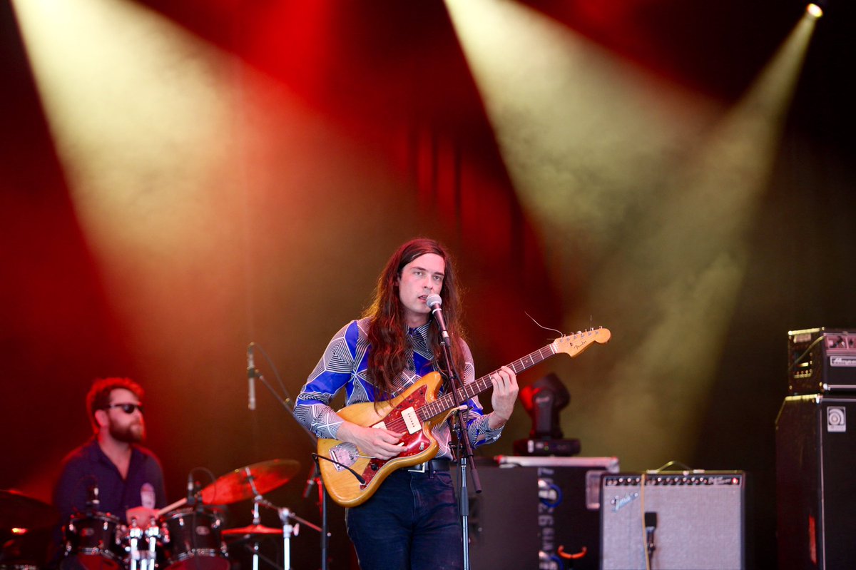 Local 'pyschidyllic' pop band <a href="/HowFarToMexico/">How Far To Mexico</a> on the Bluesville Stage now! #localtalent #RBCBluesfest2017