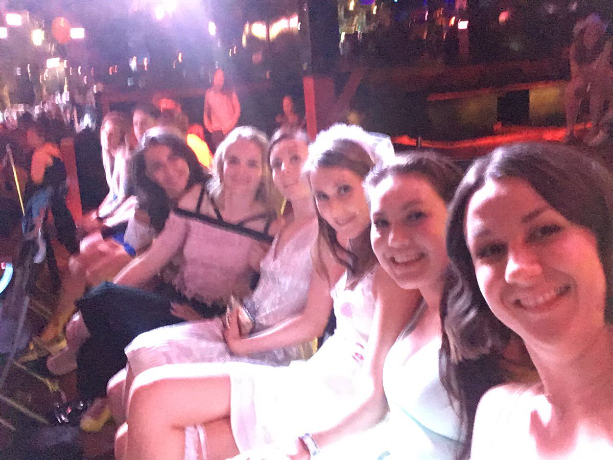 Bride to be Joanne living it up at #Fobiddennights