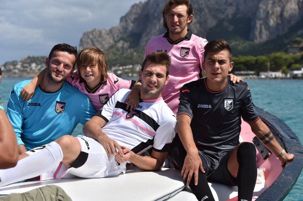 Palermo Home Shirt 2014/15 Black  New football shirts, Football kits, Joma