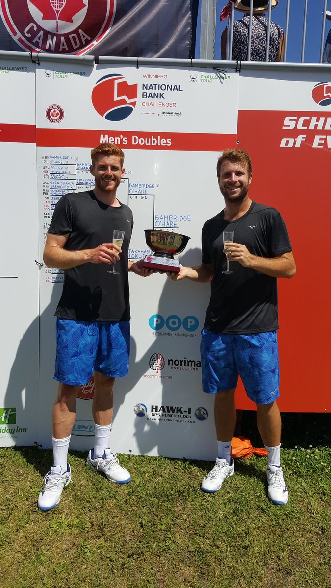 David O'Hare (@daveohare90) on Twitter photo Another fun week playing alongside <a href="/Bambo290/">Luke Bambridge</a> Massive thanks to Winnipeg @Nuzest_EU <a href="/MizunoTennisEU/">Mizuno Tennis</a> <a href="/WilsonTennisUK/">Wilson Tennis UK</a> #duke #lavid #titletown Another fun week playing alongside <a href="/Bambo290/">Luke Bambridge</a> Massive thanks to Winnipeg @Nuzest_EU <a href="/MizunoTennisEU/">Mizuno Tennis</a> <a href="/WilsonTennisUK/">Wilson Tennis UK</a> #duke #lavid #titletown