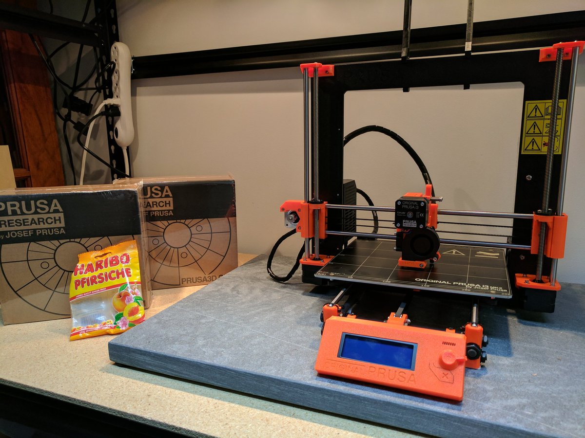 After waiting many weeks and several hours of labor my baby is finally ready to be a productive member of society. <a href="/josefprusa/">Josef Prusa</a>