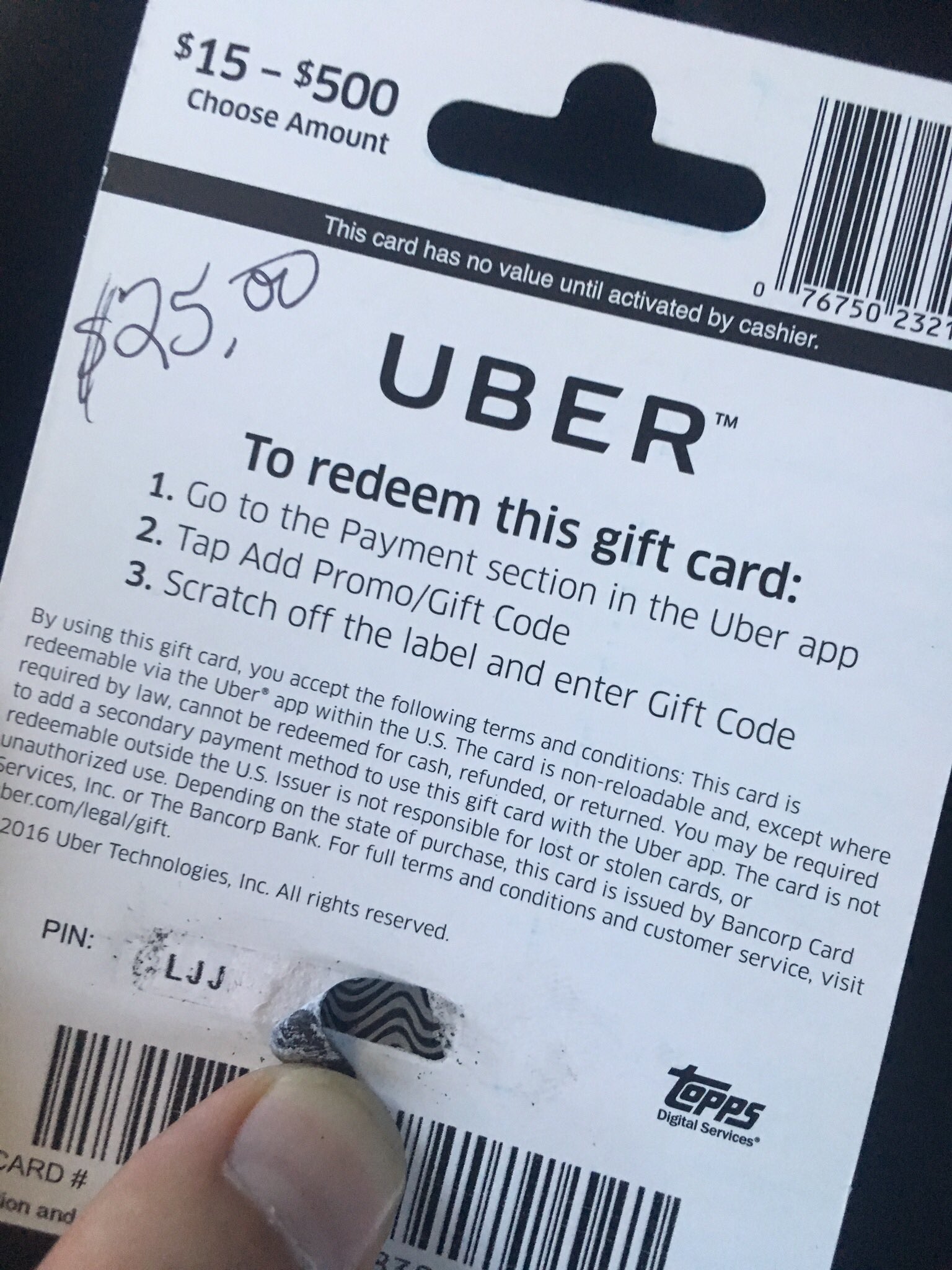 Uber eGift Card