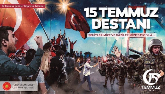 ayhanterzi37's tweet photo. Bu vatan için toprağa düşen tüm şehitlerimize Allah'tan rahmet diliyor, 15 Temmuz'u unutmadık, unutturmayacağız. https://t.co/F8jzMMnA9N