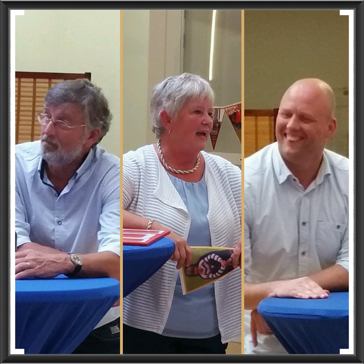 bsemmaus's tweet photo. Emmaus heeft feestelijk afscheid genomen van drie geweldige onderwijs-kanjers: Peter, Henriëtte en Joris. Zij gaan nieuwe uitdagingen aan! https://t.co/v69nuz9tq9