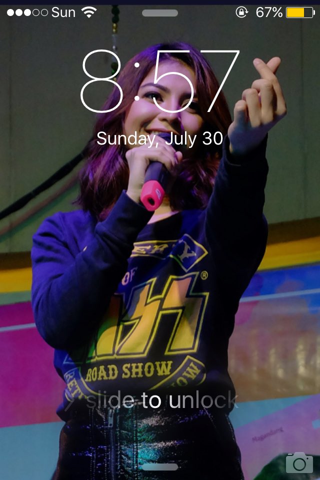 MvR_Anyaaa's tweet photo. Ikaw talaga maganda bebe ko😍 LOCK SCREEN na kita ah? Lovelove😘💋 @glaizaredux 

#GlaizaMikaelOnDaig https://t.co/kfDqMVzYVZ