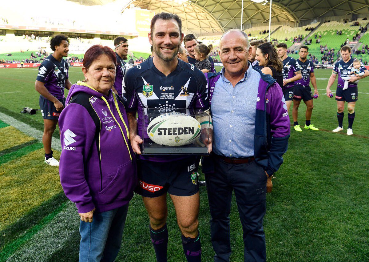 dwatsonhayes's tweet photo. Favourite photo from #CAM350 Proud folks with the Record Breaking dynamo himself. They've produced a hell of a player & an even better human https://t.co/7ydlMKdjtg