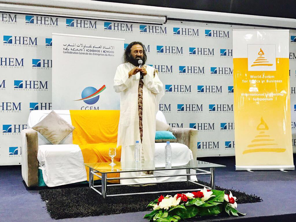 Addressed the International Leadership Symposium in Casablanca, Morocco.