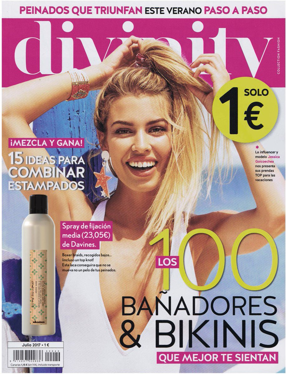 En la <a href="/RevistaDivinity/">Revista Divinity</a> de este mes recomiendan nuestro spray de fijación media para un look práctico y brillante! #davineshair #spray