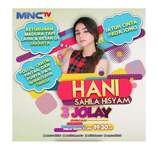 Kangeen sama aktingnyaa <a href="/sahilata/">sahila hisyam</a> ? Jangan lupa buat nonton sinetron terbarunya "3Jolay" di <a href="/Official_MNCTV/">MNCTV</a> mulai 31 Juli pkl. 19.30 wib yaa