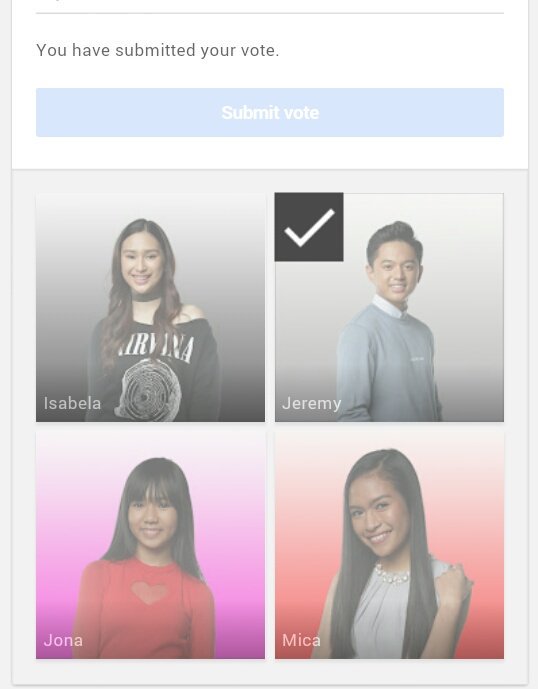 jamesHitalia's tweet photo. @jamesjuhi9 ✌️ @TheVoiceABSCBN #TheVoiceTeensFinals #JeremyForTheWin https://t.co/8k1wP66y1G