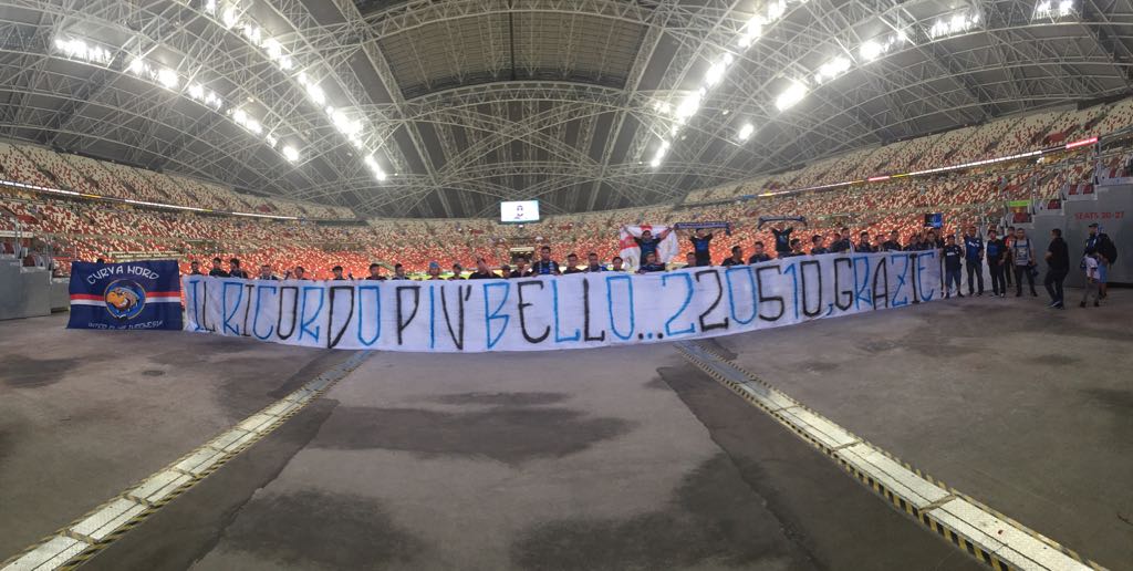 CurvaNord <a href="/InterClubIndo/">Inter Club Indonesia</a> at #AwayDaySgp 👏👊