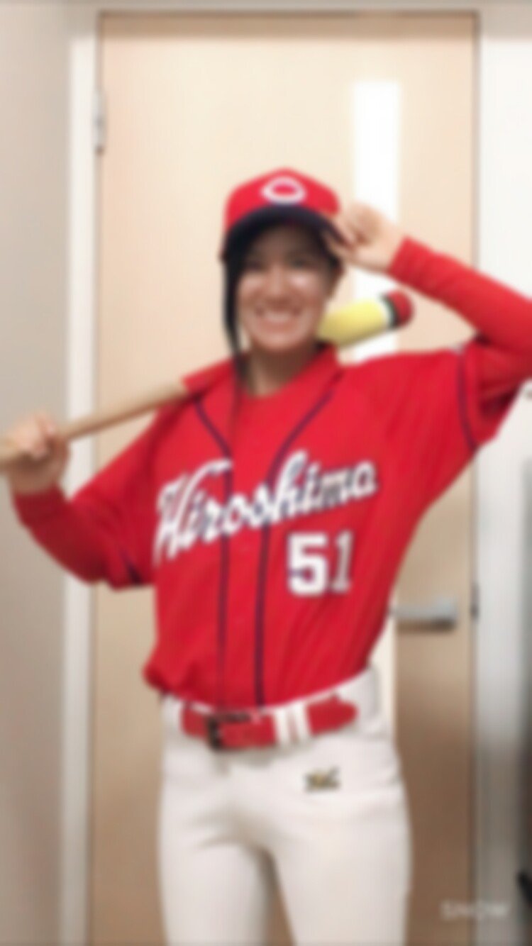 西山小春 No Twitter カープバーションの西山小春 次は阪神バーションしてみようと思います 笑 撮影者松谷選手 カープ女子ではありませんよ カープビジターユニフォーム T Co Zwxvd573yg Twitter