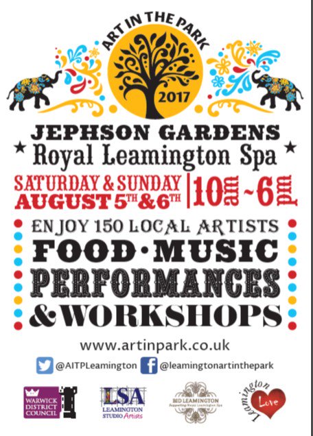Royal Leamington Spa (@loveleamington) on Twitter photo Art in the Park 2017 is happening on the 5th and 6th August in Jephson Gardens! <a href="/AITPLeamington/">Art in the Park</a> #Love Leam #Circus Theme Art in the Park 2017 is happening on the 5th and 6th August in Jephson Gardens! <a href="/AITPLeamington/">Art in the Park</a> #Love Leam #Circus Theme